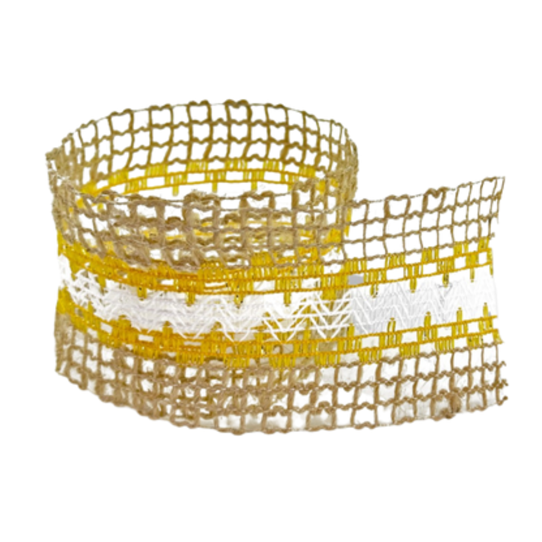 FITA DE JUTA ARAMADA COM METALIZADO GIZ - FIRAL