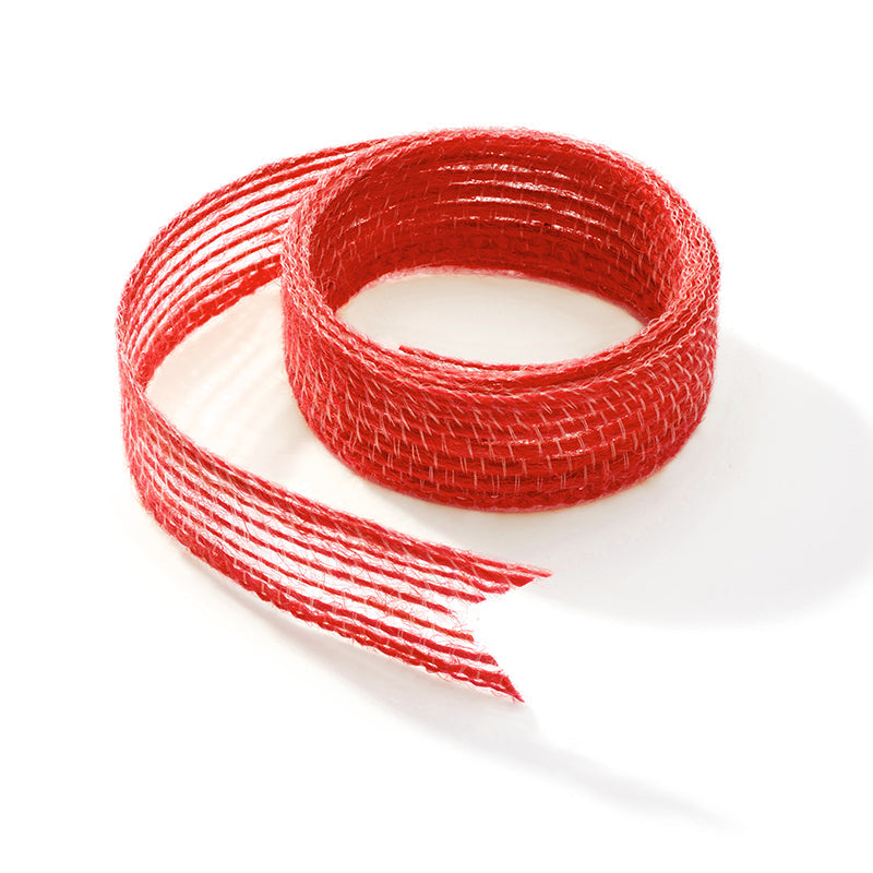 FITA DE JUTA COLORIDA FLORES - FIRAL