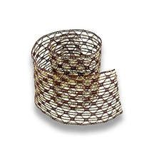 TELA ARAMADA CRISTAL COM FIO METALIZADO - FIRAL