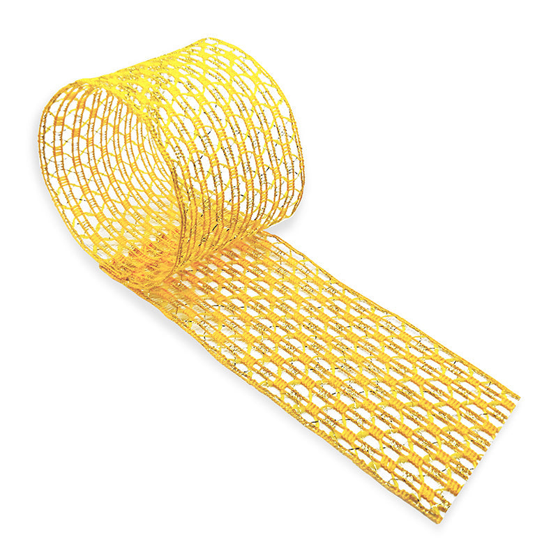 TELA ARAMADA CRISTAL COM FIO METALIZADO - FIRAL