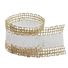 FITA DE JUTA ARAMADA  COM METALIZADO GIZ - FIRAL